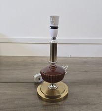 Vintage Ceramic Brass Brown