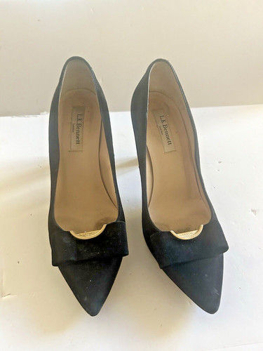 Bennett black suede court - bennett,
