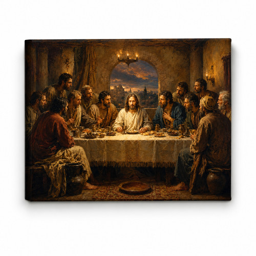 The last supper - supper, wall