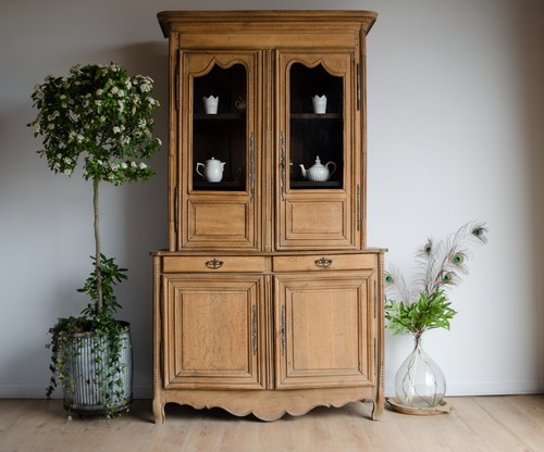 Antique french oak dresser - french,