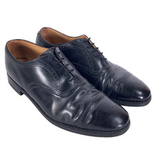 Loake Black Oxford Semi Brogue