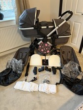 Icandy peach double pram - icandy,