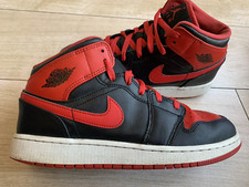 Mens NIKE AIR JORDAN 1 MID ALTERNATE BRED (uk6)
