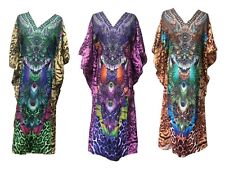 Free Size Kaftan  lounger  Holiday Dress Beach Cover up fits 16,18,20,22,24,26