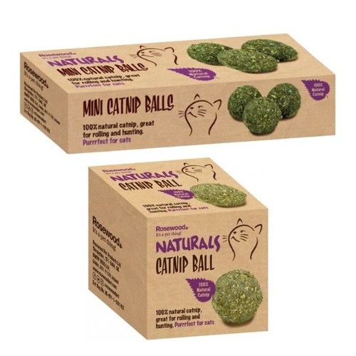 Rosewood naturals catnip balls - catnip,