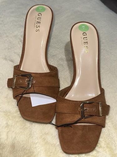 Guess tan mules - tan,