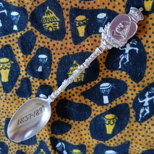 ANTIQUE QUEEN VICTORIA 1837-97 COMMEMORATIVE HALLMARKED SILVER PLATED SPOON 