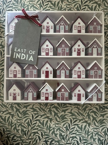 Xmas wooden advent calendar - xmas,