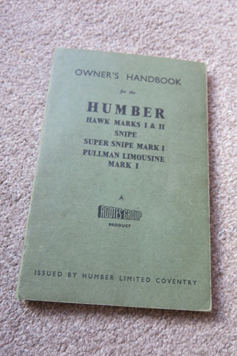 Humber hawk 2 snipe s - hawk, 1