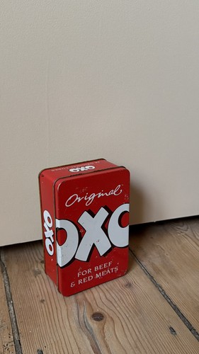 Vintage oxo stock cube red - vintage,