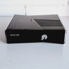 Microsoft Xbox 360 S Slim 1439 Console Only Gloss Black No HDD - Faulty RLOD