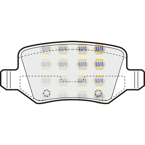 Brake pads set for - pads, mercedes