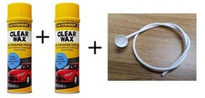 2x Under Body Waxoil Waxoyl Rust Proofing Spray + 1 Flexy Nozzel Boats Cars Vans