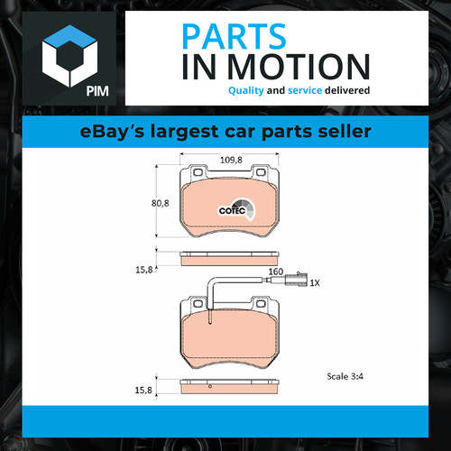 Brake pads set fits alfa - pads,