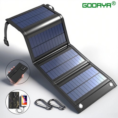 Foldable 100w solar panel - foldable,