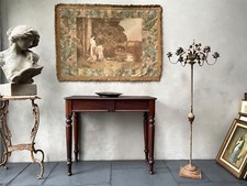 Vintage Tapestry Art Print on Material Romantic Wall Hanging