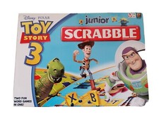 Scrabble Board Game Family Toy Story 3 Disney  Junior Version no instructions