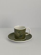Susie Cooper Snow Green Coffee Can and Saucer