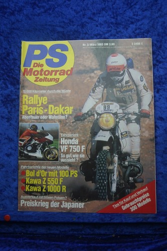 Motorcycle newspaper 83 - newspaper, 3/83