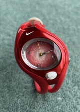 Working Rare Vintage Nike Triax Swift Manchester United Retro Watch Football