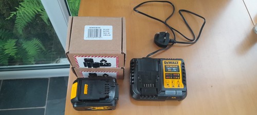 Dewalt charger and batteries - and,