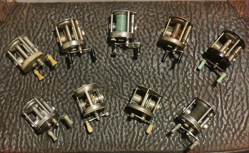 Antique fishing reels - 9,