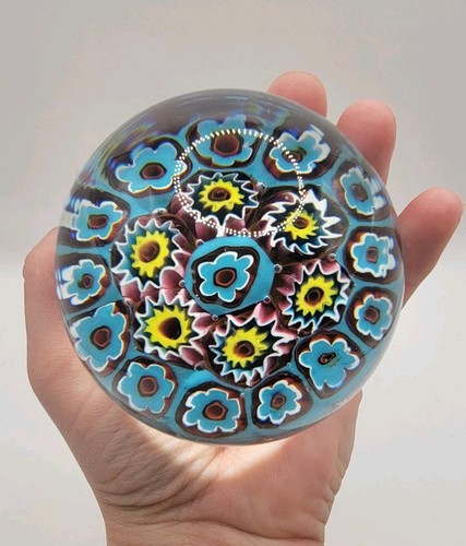 Vtg teal murano art - teal,