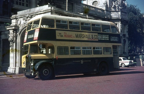 35mm bus slide eastbourne - bus,