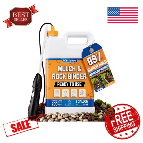 Manna joy mulch rock - glue, 1
