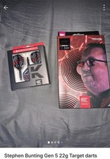 Stephen Bunting Gen 5 22g Target Darts With Bunting KFlex