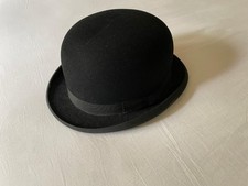 Vintage Bowler Hat by Woodrow of Piccadilly London Large Size 7.25, 58 cm 22.7 i