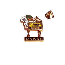 Pin's pins Lapel pin Rallye Raid Paris Dakar 4X4 ZAMAC Sig ©STARPIN'S T.S.O 1993