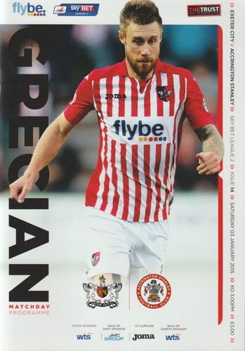 2014 exeter city home - -,