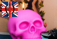 3D Skull Candle Mold Silicone Halloween Wax Soap Resin Casting Mould DIY Craft