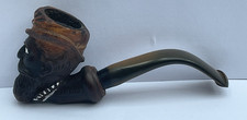 Gambier Paris 758 French Clay Pipe. Bowl in the shape of a Moorish mans' head