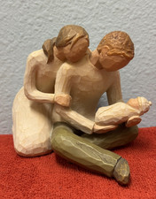 Willow Tree New Life Figurine Mother Father Baby Demdaco Susan Lordi 2000