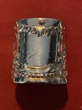 Antique Silver Plate On Britannia Metal Napkin Ring c.1880-1899