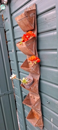 Antique water wheel buckets - water, on