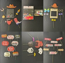 Western Country Photo Booth Props - Wild West Themed - 70 Pieces