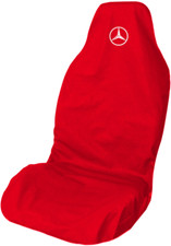 Merc AMG A E Class Waterproof Premium Large Red Front Car Seat Cover Protector