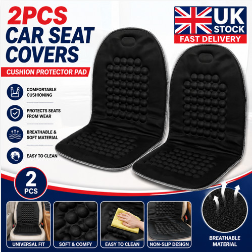 2pcs black car front - 2pcs, seat
