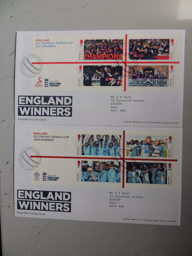 2019 first day covers - covers, icc