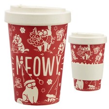 Simon's Cat Bamboo Christmas travel mug! XMAS gift CAT LOVERS FREE P&P