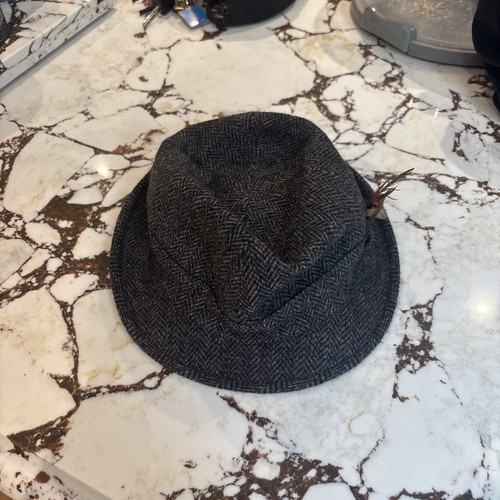 Vintage wool trilby hat - ,