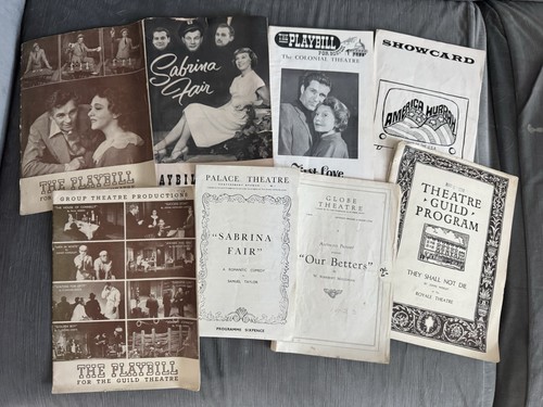 Vintage playbills theatre - vintage,