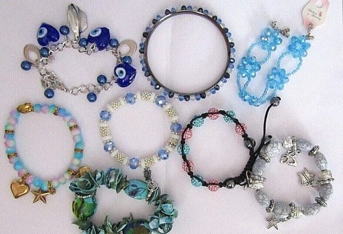 Huge choice blue - huge, bracelets