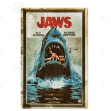 Jaws, Retro Metal Sign Man