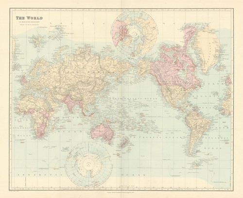 The world showing british - the,