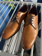 Mens  Loake Tan Leather Derby