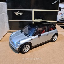 1:18 Kyosho Bmw Mini Cooper silver black Diecast Model Car very rare issue